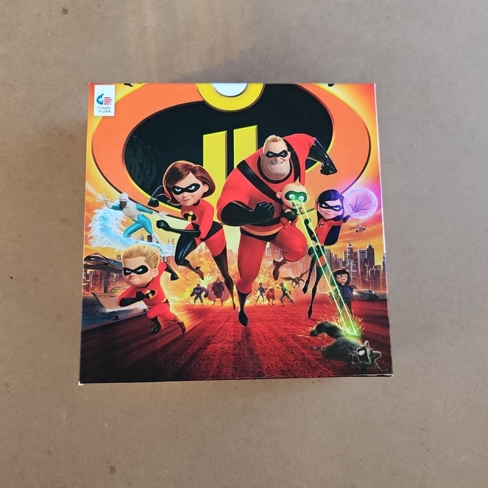 Disney Pixar Incredibles 2 300 Piece Jigsaw Puzzle 18 " x 24" 100% Complete
